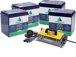 Lithium Golf Cart Battery full Conversion Kit - Yamaha G14 G16 G19 G22 G29 48V Electric