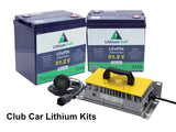 Lithium Golf Cart Battery full Conversion Kit - Club Car Precedent, Tempo, Onward & DS