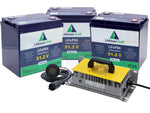 Lithium Golf Cart Battery full Conversion Kit - Club Car Precedent, Tempo, Onward & DS