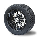 4 x Regar RAZOR 12'' Golf Cart Alloy Wheels and Tyres