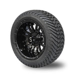 4 x Regar MAVERICK 12'' Golf Cart Alloy Wheels and Tyres