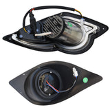 Yamaha G29 Drive Golf Cart LED Light Kit Headlight and Tail Light 2007-2016 Petrol and Electric (Silver Bezel)