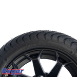 4 x Regar SHADOW 12'' Golf Cart Alloy Wheels and Tyres