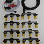 48 volt kit for (8) 6v Batteries with 2.7 inch cell spacing Hand Pump Included