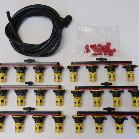 48 volt kit for (6) 8v Batteries with 2.5 inch cell spacing