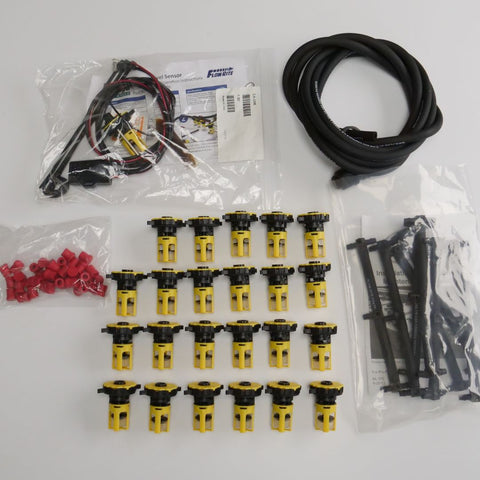 48 volt kit (127-flex manifold) (winged, shrouded) + Deep Cycle Level Sensor