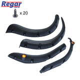 Club Car Precedent Guard Flare Kit 4 Golf Cart Fender Set (Widebody Golf Cart)