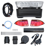 Deluxe Club Car Precedent Golf Cart LED Light Kit Headlight and Tail Light 2008+ Petrol Electric