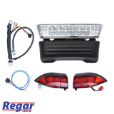 Deluxe Club Car Precedent Golf Cart LED Light Kit Headlight and Tail Light 2008+ Petrol Electric