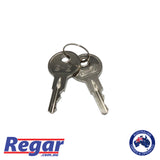 2 x Keys to suit EZGO Golf Cart (Medalist, TXT, RXV Cushman and more) - 17063-G1