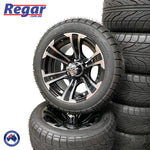 4 x Regar TITAN 12'' Golf Cart Alloy Wheels and Tyres