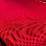 Perforated Golf Cart Seat Cover Protector - EZGO RXV (Red/Black)