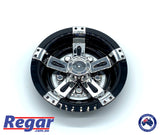 Golf Cart Hub Caps Set 10'' Wheel Covers Cap BULLET Club Car Yamaha EZGO Golf Buggy
