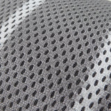 Mesh-Perforated Golf Cart Seat Cover Protector - Club Car and Yamaha (Grey with Stripes)