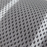 Mesh-Perforated Golf Cart Seat Cover Protector - Club Car and Yamaha (Grey with Stripes)