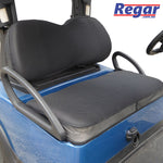 Mesh-Perforated Golf Cart Seat Cover Protector - Club Car Precedent & Yamaha G29 (Black)