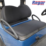 Mesh-Perforated Golf Cart Seat Cover Protector - Club Car Precedent & Yamaha G29 (Black)