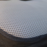 Mesh-Perforated Golf Cart Seat Cover Protector - Club Car and Yamaha (Grey)