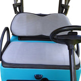 Mesh-Perforated Golf Cart Seat Cover Protector - EZGO RXV (Grey)