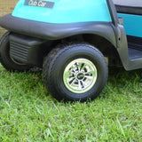 Golf Cart Hub Caps Set 8'' Wheel Covers Cap SS V2 Club Car Yamaha EZGO Golf Buggy