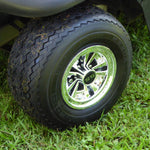 Golf Cart Hub Caps Set 8'' Wheel Covers Cap SS V2 Club Car Yamaha EZGO Golf Buggy