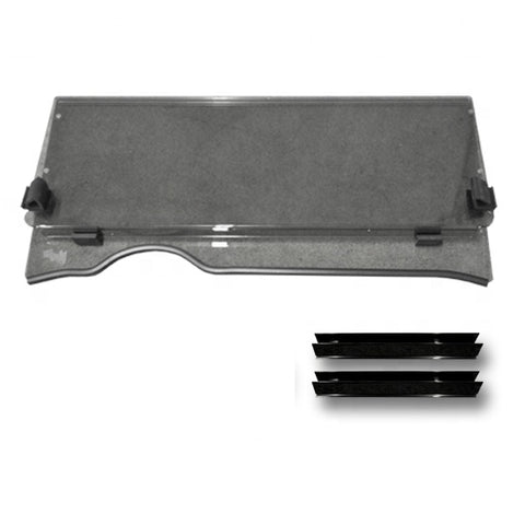 EZGO E-Z-GO Fold Down Windshield Windscreen RXV Golf Cart TINTED (4MM)