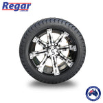4 X Regar COSMOS 12'' Golf Cart Alloy Wheels and Tyres