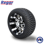 4 X Regar COSMOS 12'' Golf Cart Alloy Wheels and Tyres