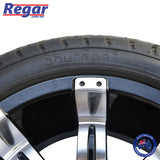 4 X Regar COSMOS 12'' Golf Cart Alloy Wheels and Tyres