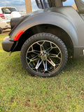 4 x Regar MIRAGE 12'' Golf Cart Alloy Wheels and Tyres