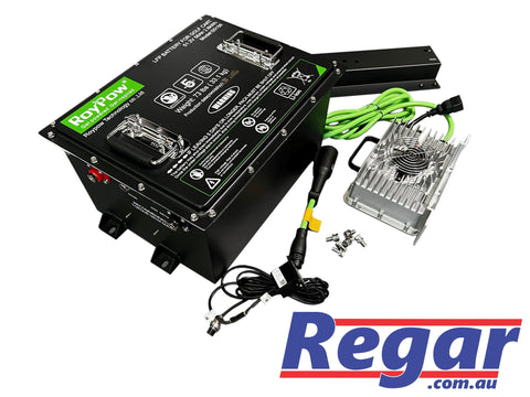 Yamaha G29 Drive 48V 56Ah RoyPow Lithium Conversion Kit - Full Package including Installation (LiFePO4)