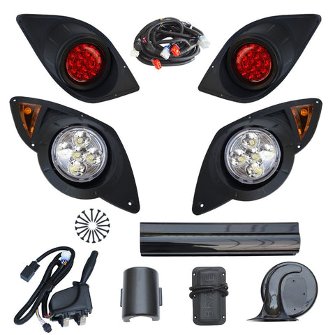 Deluxe Yamaha G29 Drive Golf Cart LED Light Kit Headlight Tail Light Blinkers 2007-2016 48V Petrol and Electric