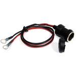 Mini Pump Adapter - Cigarette to Ring Terminals