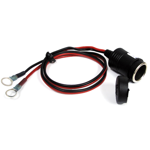 Mini Pump Adapter - Cigarette to Ring Terminals